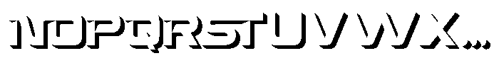 Spotfix Shadow Bold Font UPPERCASE