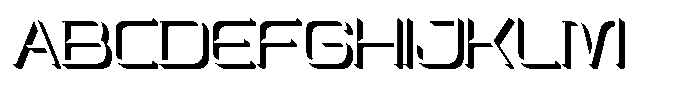 Spotfix Shadow Light Font UPPERCASE