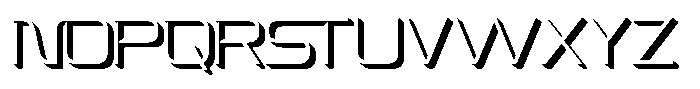 Spotfix Shadow Light Font UPPERCASE