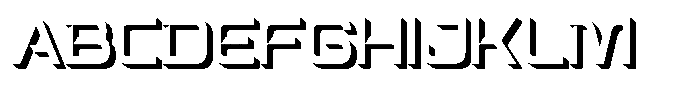 Spotfix Shadow Font UPPERCASE