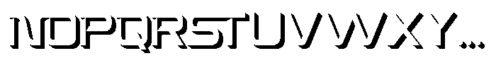 Spotfix Shadow Font UPPERCASE