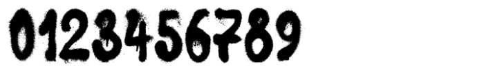 Spray Letters Font OTHER CHARS