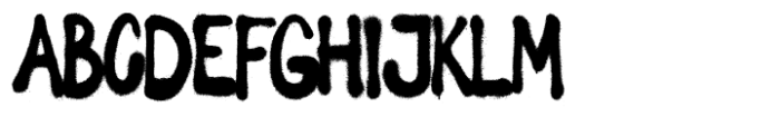 Spray Letters Font UPPERCASE