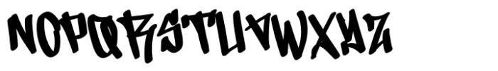 Sprayflow Font LOWERCASE