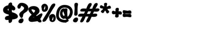 Spraynter Bold Font OTHER CHARS