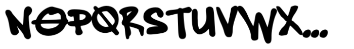 Spraynter Bold Font UPPERCASE