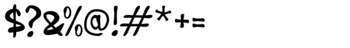 Spraynter Regular Font OTHER CHARS