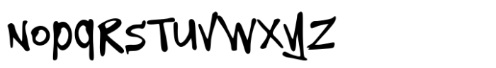 Spraynter Regular Font LOWERCASE