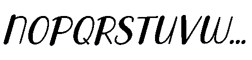 Spring Basket Italic Font UPPERCASE