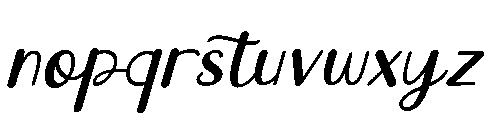 Spring Basket Italic Font LOWERCASE