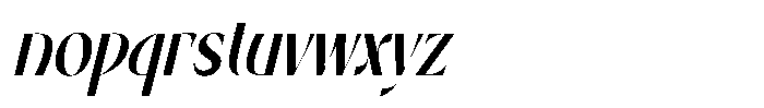 Spring Braavo  Italic Italic Font LOWERCASE