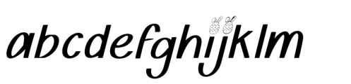 Spring Bunny Italic FONT