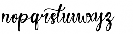 Spring Heart Regular Font LOWERCASE