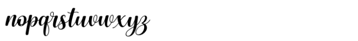 Spring Hills Script Italic Font LOWERCASE