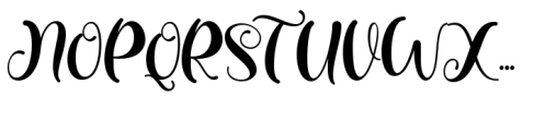 Spring Natural Monogram Regular Font UPPERCASE