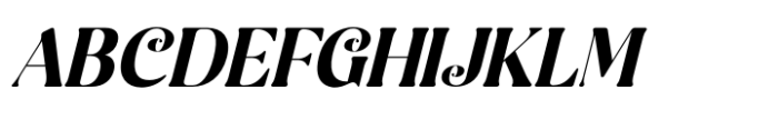 Spring Rustic Italic Font UPPERCASE