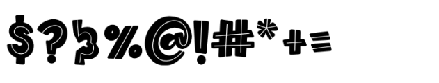 Springloved Inline Font OTHER CHARS