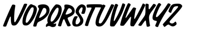 Springtown Market Italic Font LOWERCASE