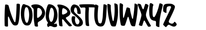 Springtown Market Upright Font LOWERCASE