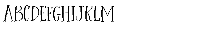 Sprinkle Cookie Serif Font UPPERCASE