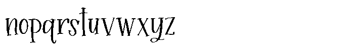 Sprinkle Cookie Serif Font LOWERCASE