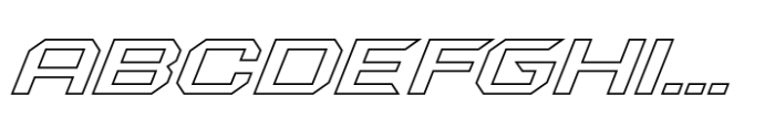 Sprintura Outline Font UPPERCASE