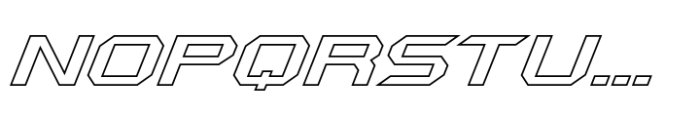 Sprintura Outline Font UPPERCASE