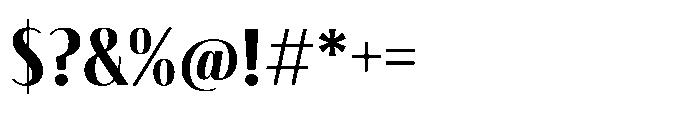 Spritely Bold Font OTHER CHARS