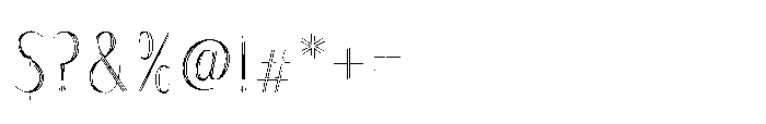 Spritely Hand Font OTHER CHARS