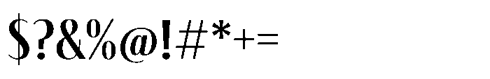 Spritely Medium Font OTHER CHARS