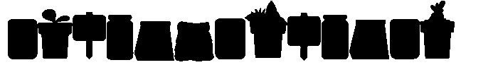 Spryng Gardening Font UPPERCASE
