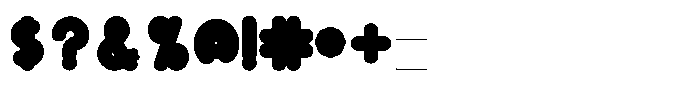 Spryng Time Font OTHER CHARS