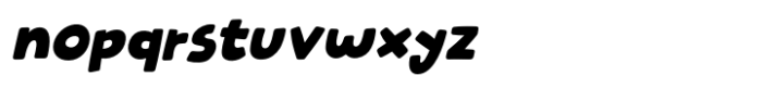 Spunky Piano Italic Rounded Font LOWERCASE