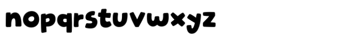 Spunky Piano Rounded Font LOWERCASE