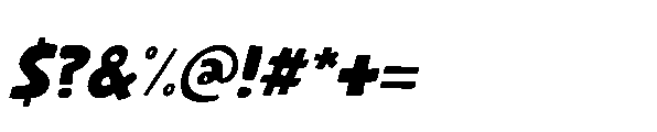 Spurtle Italic Font OTHER CHARS