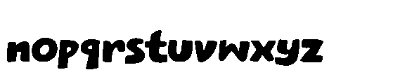 Spurtle Regular Font LOWERCASE