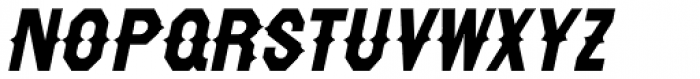 Spurwood JNL Oblique Font LOWERCASE