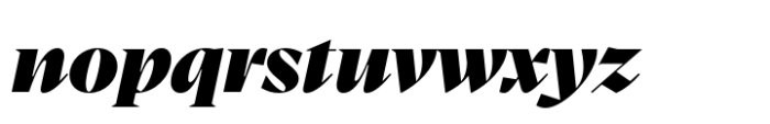 Spyk Display Black Italic Font LOWERCASE