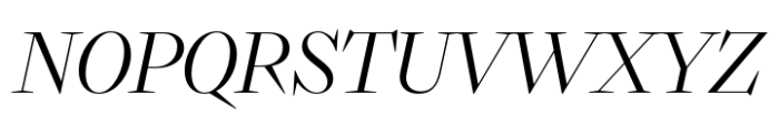 Spyk Display Light Italic Font UPPERCASE
