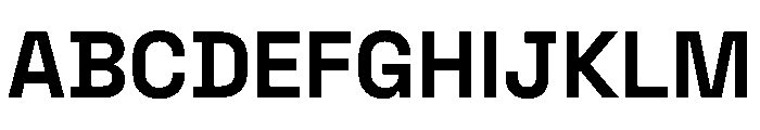 SpaceGrotesk Bold Instance Font UPPERCASE