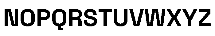 SpaceGrotesk Bold Instance Font UPPERCASE