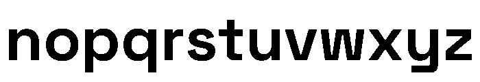 SpaceGrotesk Bold Instance Font LOWERCASE