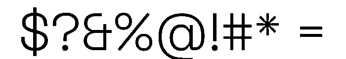 SpaceGrotesk Light Instance Font OTHER CHARS