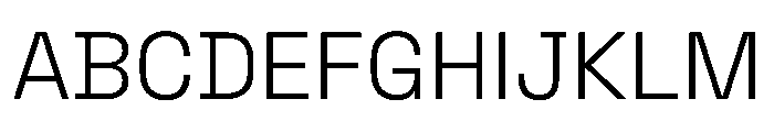SpaceGrotesk Light Instance Font UPPERCASE