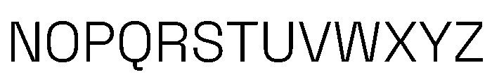 SpaceGrotesk Light Instance Font UPPERCASE