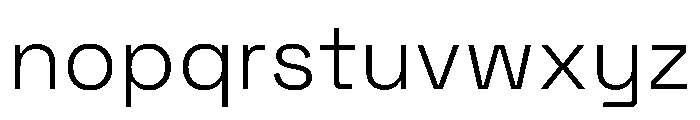 SpaceGrotesk Light Instance Font LOWERCASE