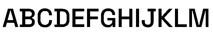 SpaceGrotesk Medium Instance Font UPPERCASE