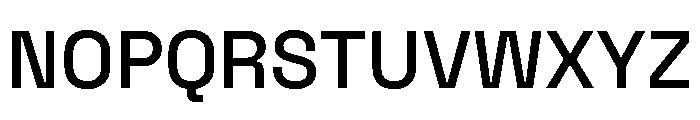 SpaceGrotesk Medium Instance Font UPPERCASE