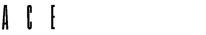 SpaceTypeSans Wide Font UPPERCASE