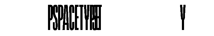 SpaceTypeSans Wide Font UPPERCASE